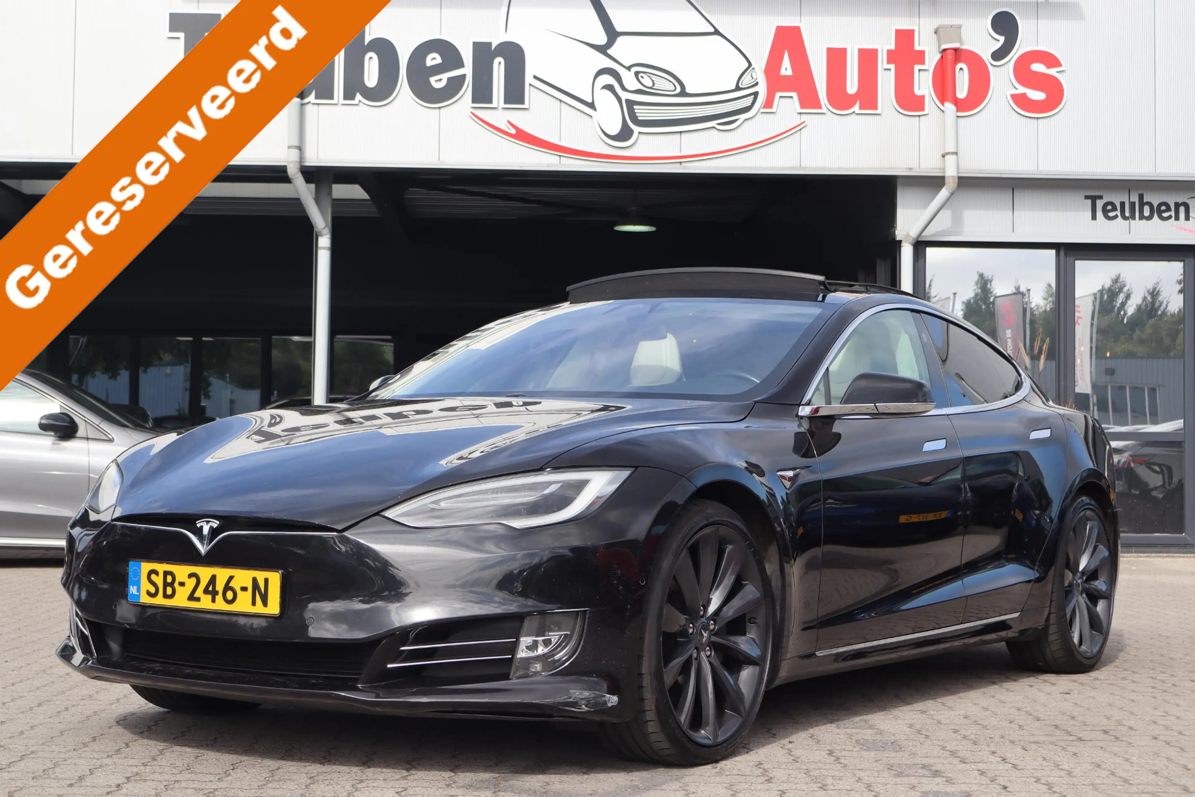 Tesla Model S 100D | SOH 81,6% | Elektrisch glazen dak | 21" Tur