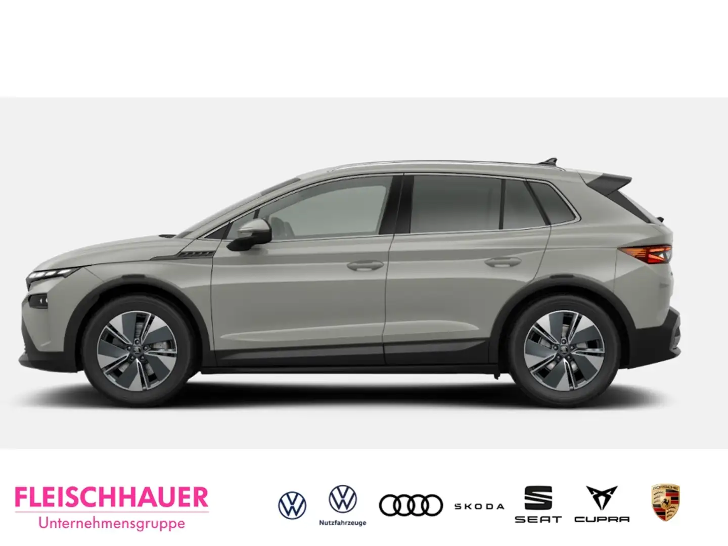 Skoda Elroq 85 ACC CARPLAY NAVI MATRIX-LED WÄRMEPUMPE Grau - 2