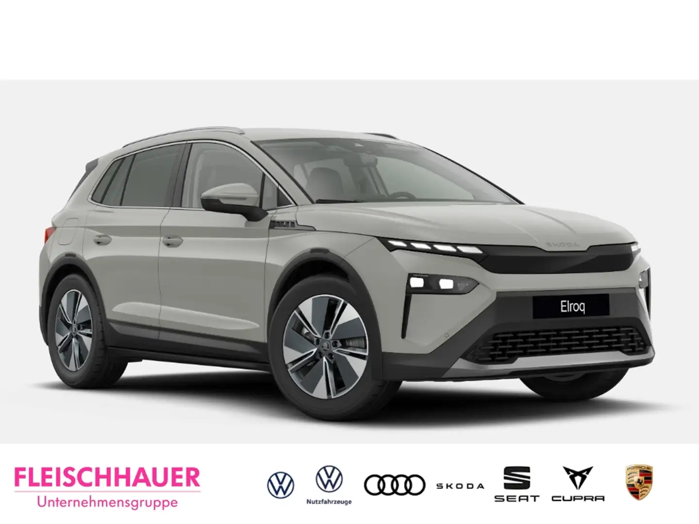 Skoda Elroq 85 ACC CARPLAY NAVI MATRIX-LED WÄRMEPUMPE Grau - 1