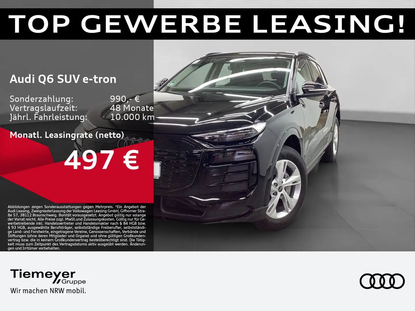 Audi Sonstige Q6 e-tron Q LED 360° SITZHZ LM19 Schwarz - 1