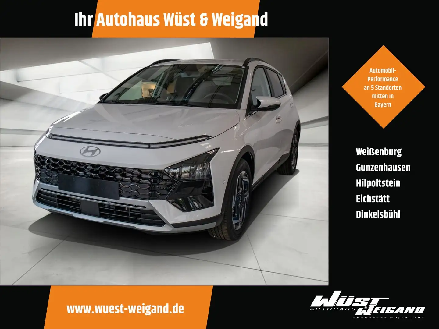 Hyundai BAYON Bayon 1.0 T-GDI A Prime Assistenz.-P, Navi,SHZ, Wit - 1