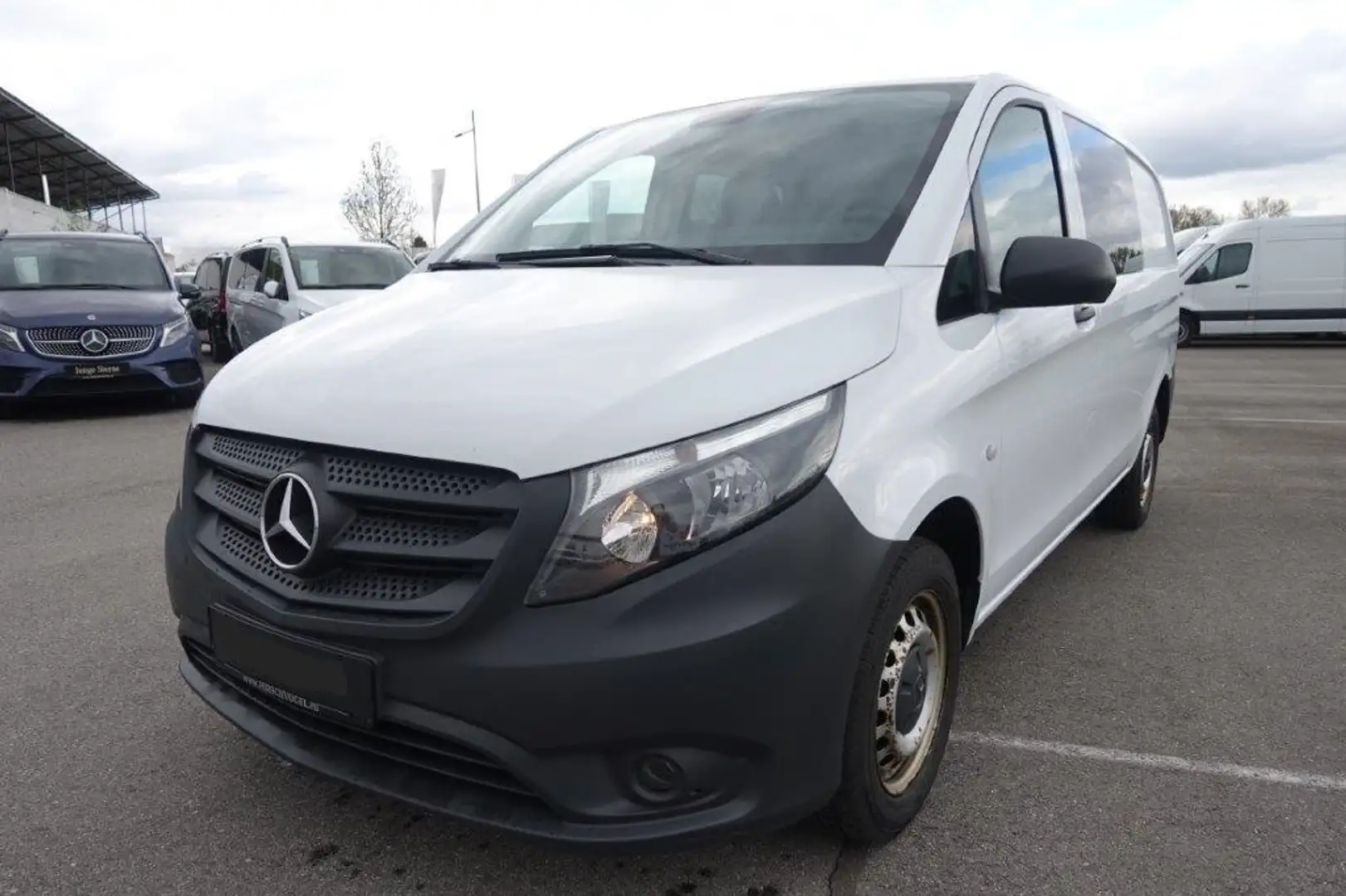 Mercedes-Benz Vito 116 CDI Mixto Lang AHK*KeyLess*AUT*Facelift Weiß - 1