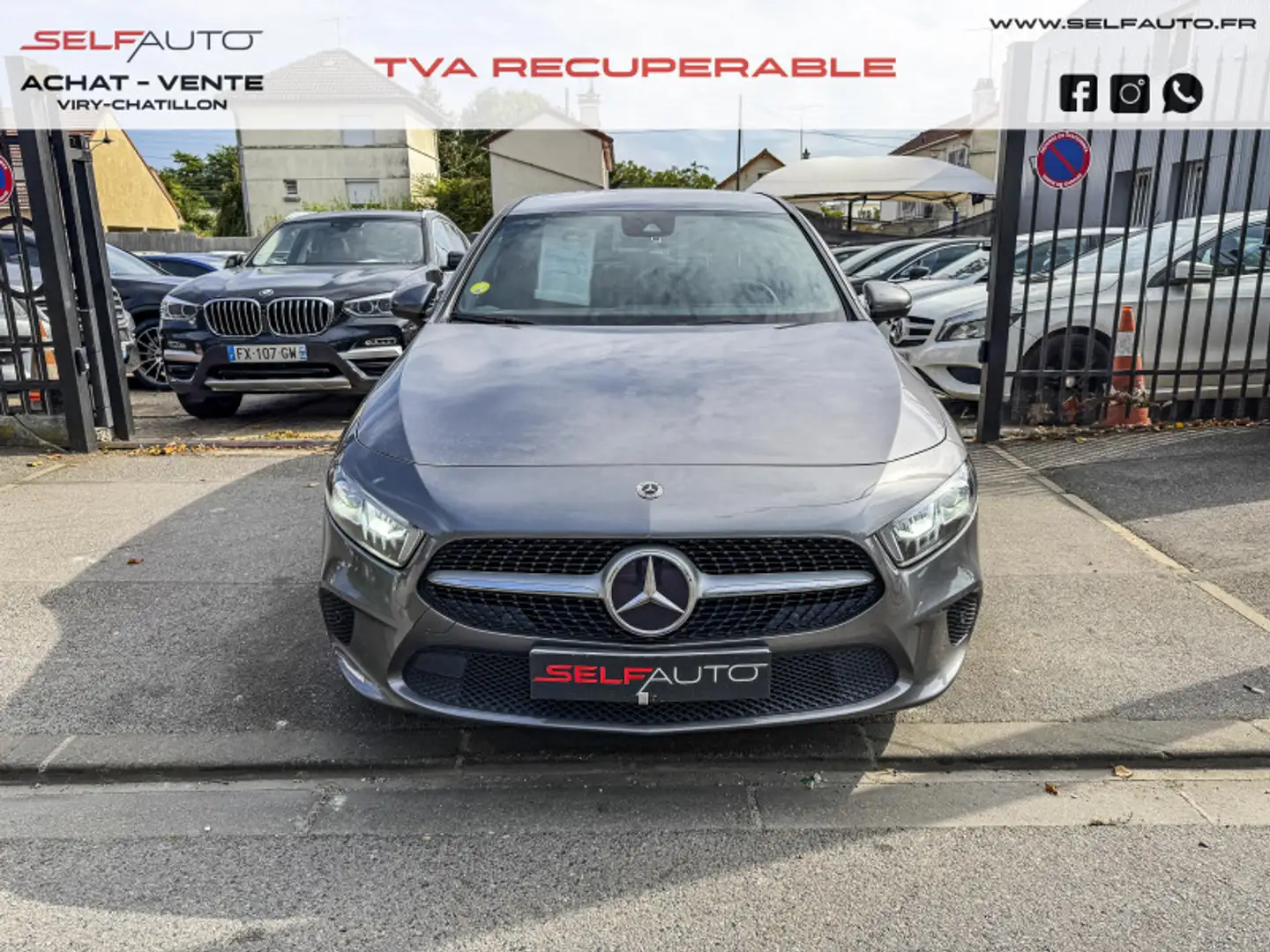 Mercedes-Benz A 200 200 D 150CH PROGRESSIVE LINE 8G-DCT Gris - 2