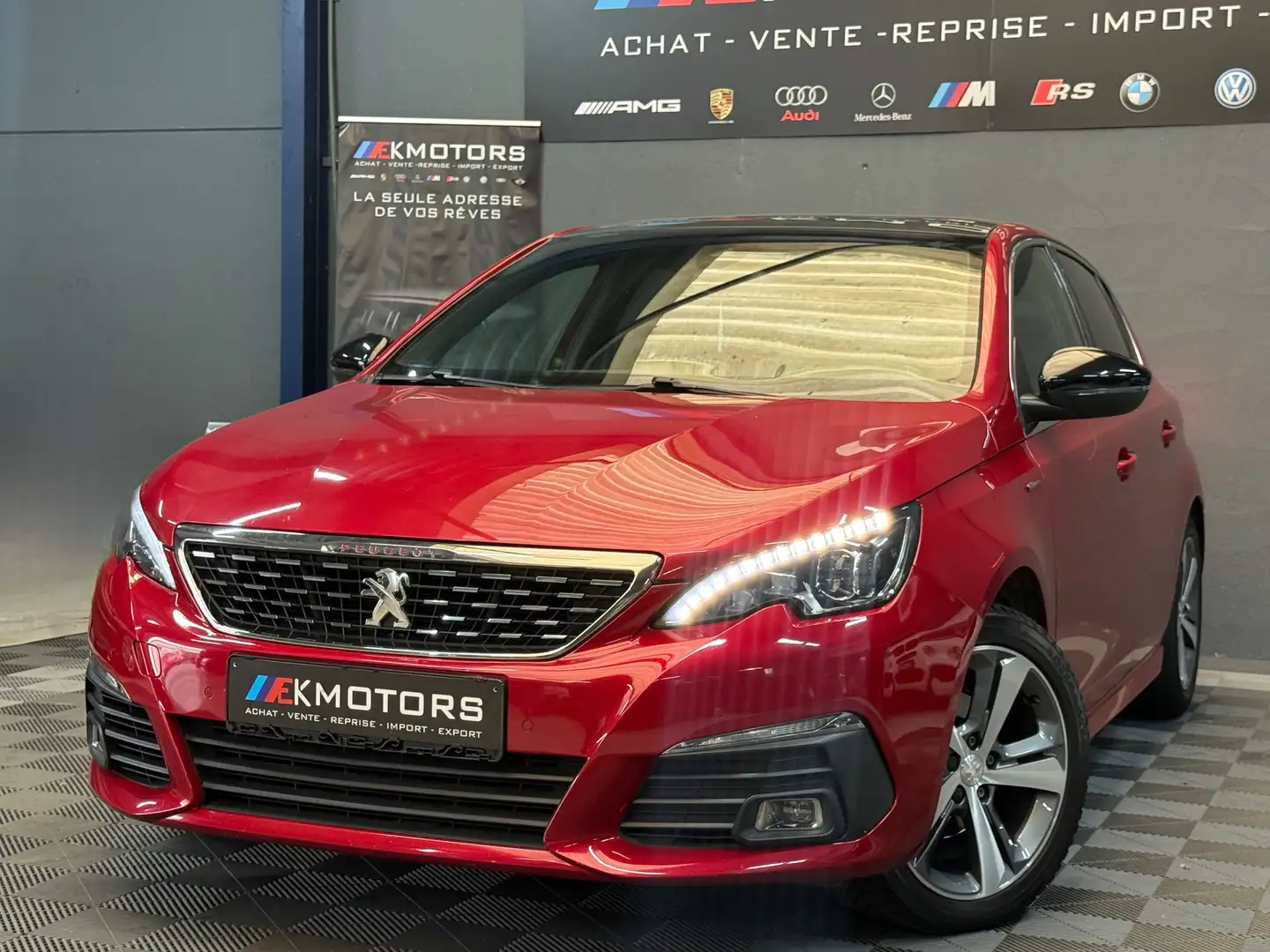 Peugeot 308 °GT-LINE°AUTO°GPS°PANO°CAMERA Rood - 2