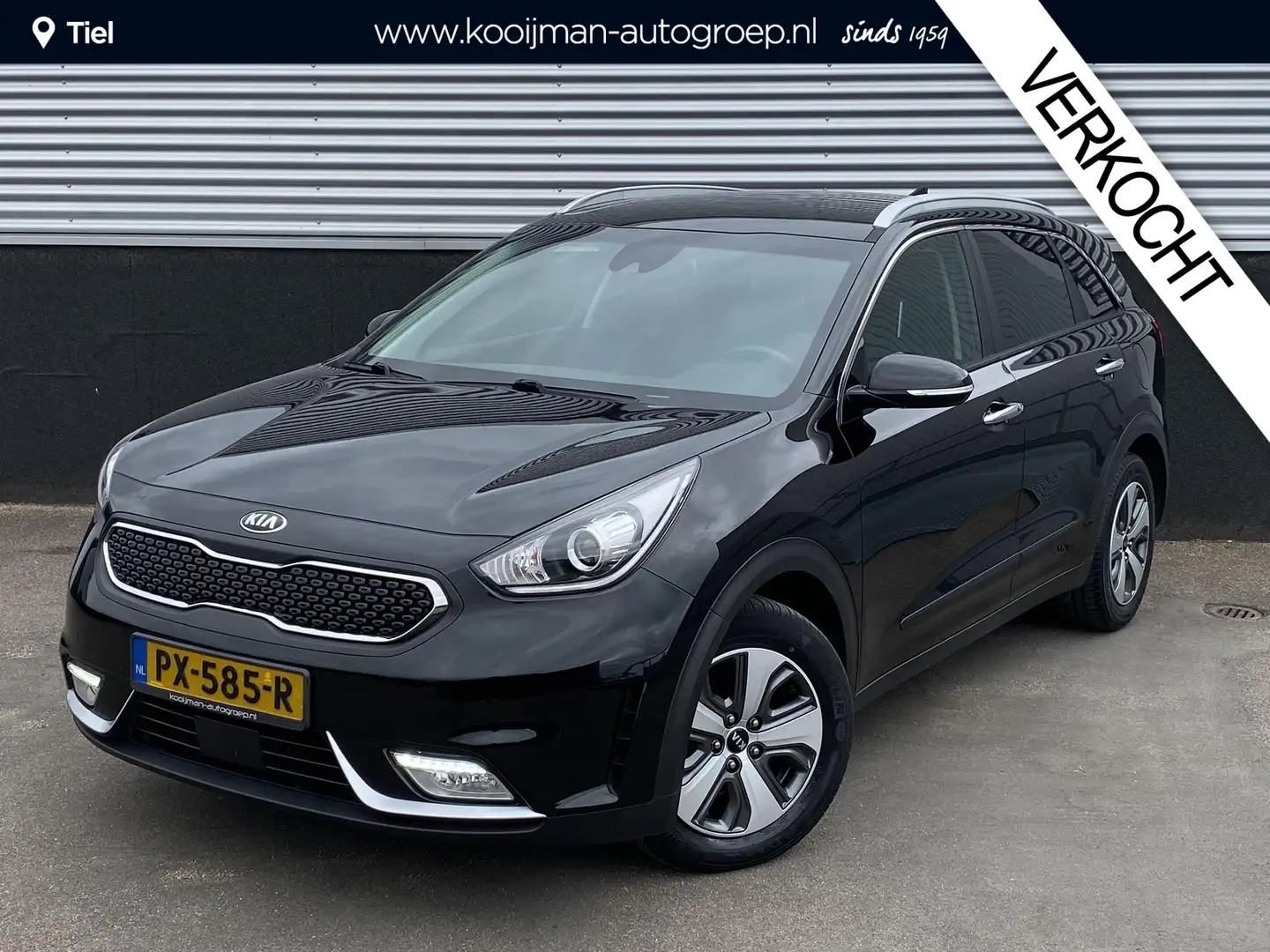 Kia Niro 1.6 GDi Hybrid BusinessLine Lederen bekleding, Sto Fekete - 1