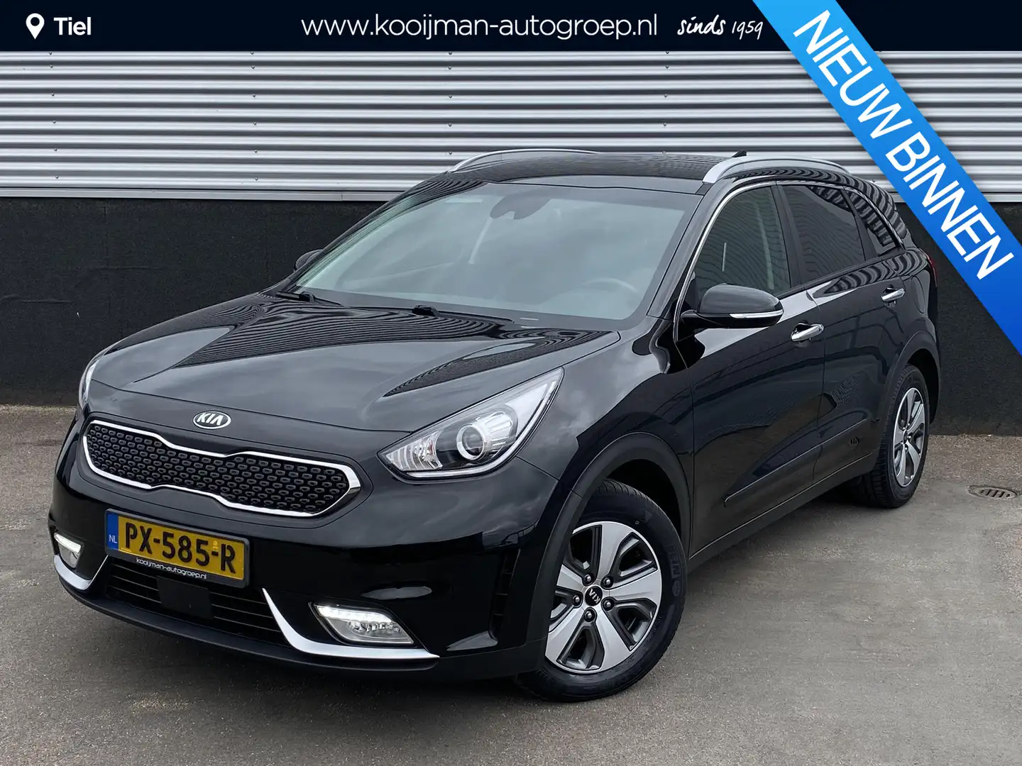 Kia Niro 1.6 GDi Hybrid BusinessLine Lederen bekleding, Sto Negro - 1