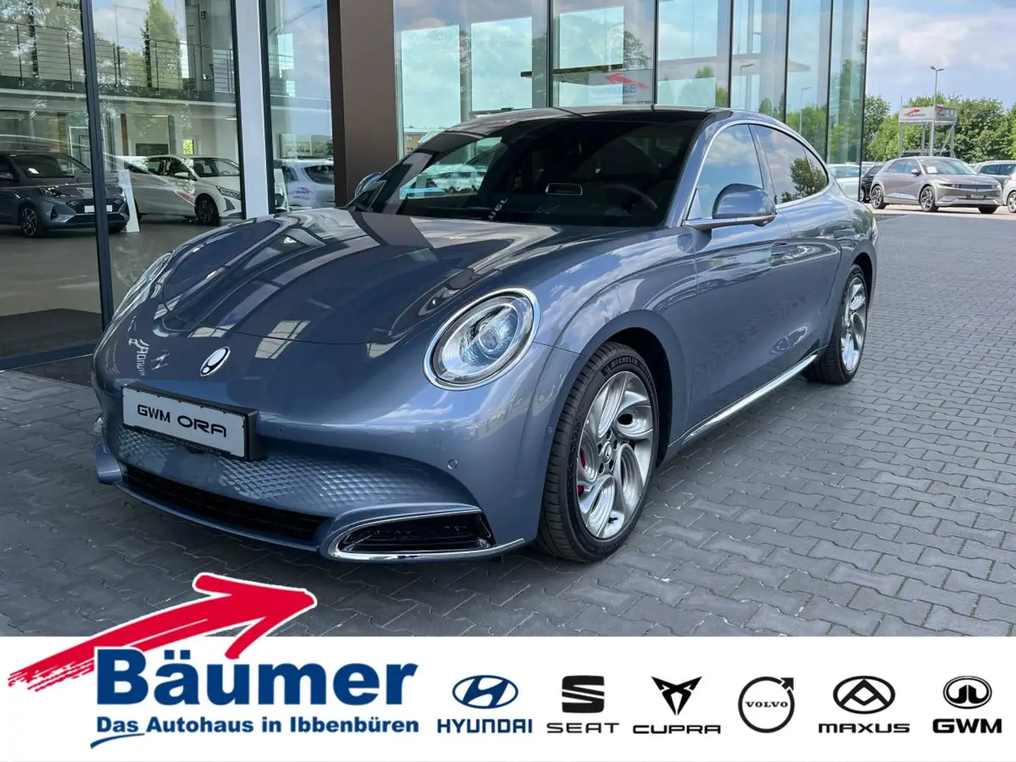 GWM ORA 07 GT 86 kWh ** 520KM ** Navi ** 360° Kamera **Head-U Grau - 1
