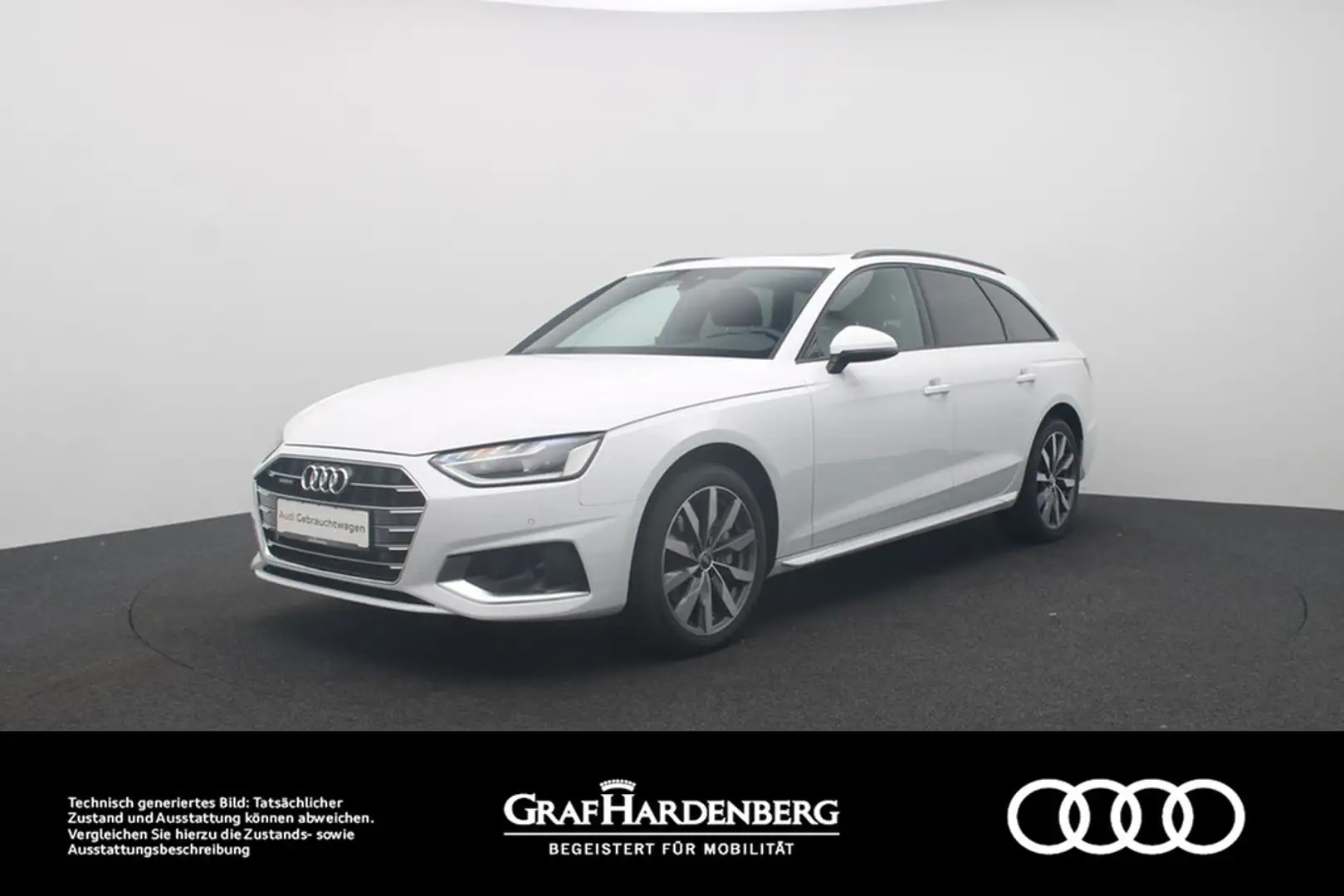 Audi A4 Avant 40 TDI quattro . LED Navi Pano ACC Weiß - 1