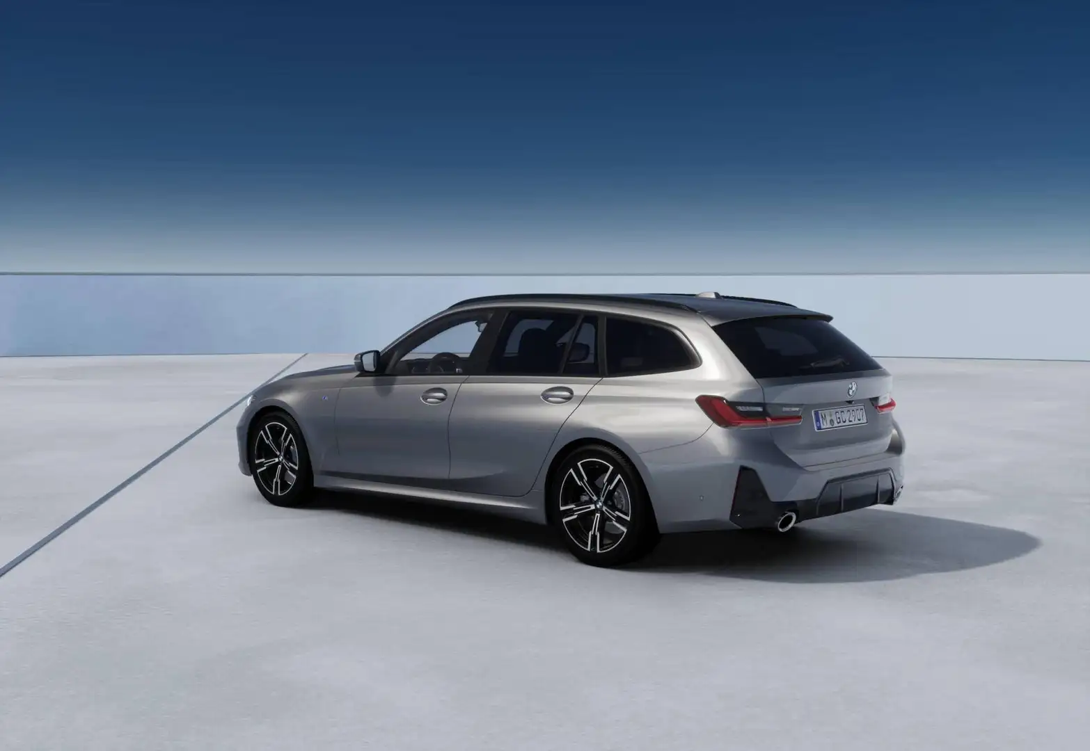 BMW 318 318d Touring 48V MSport Grigio - 2