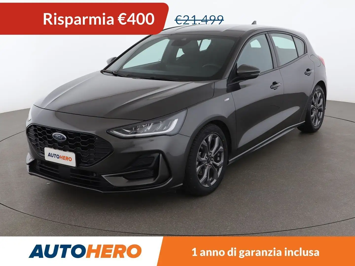 Ford Focus 1.5 EcoBlue TDCi ST-Line 120 CV automatico Grigio - 1