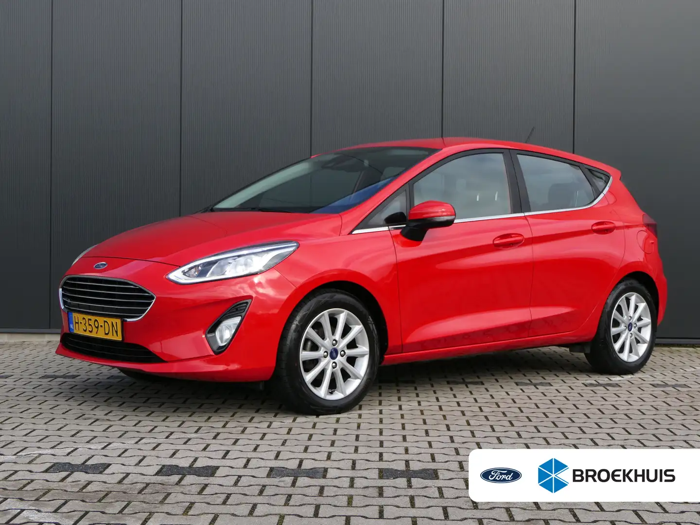 Ford Fiesta 1.0 EcoBoost Titanium | Climate Control | Lichtmet Rouge - 1