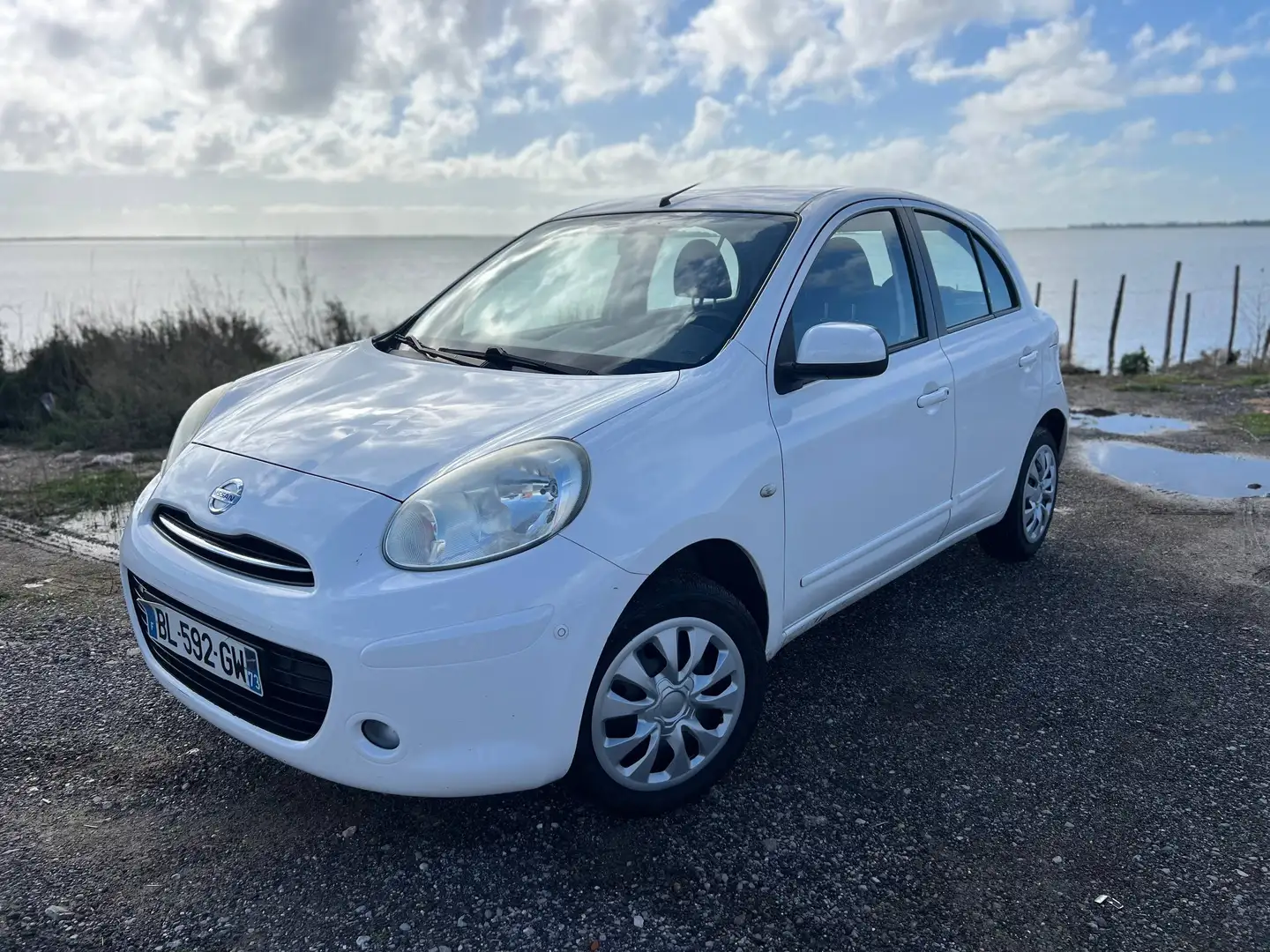 Nissan Micra Micra 1.2 - 80 Connect Edition Blanc - 1