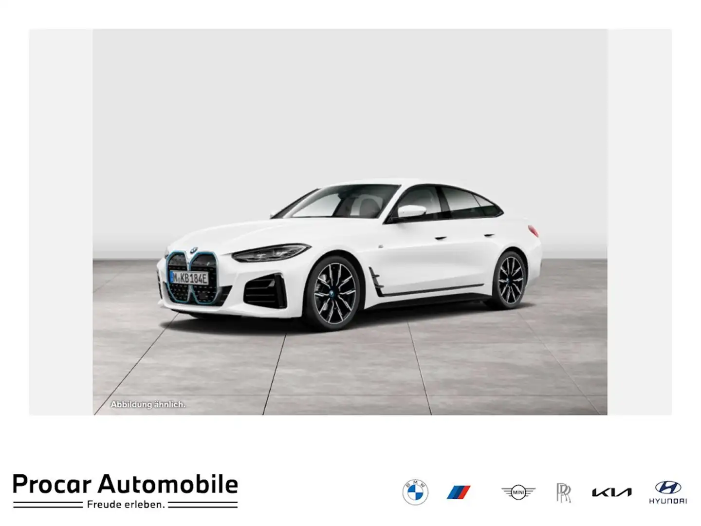 BMW i4 eDrive40 Gran Coupé M Sport LC Prof. AHK PA+ HiFi Weiß - 1