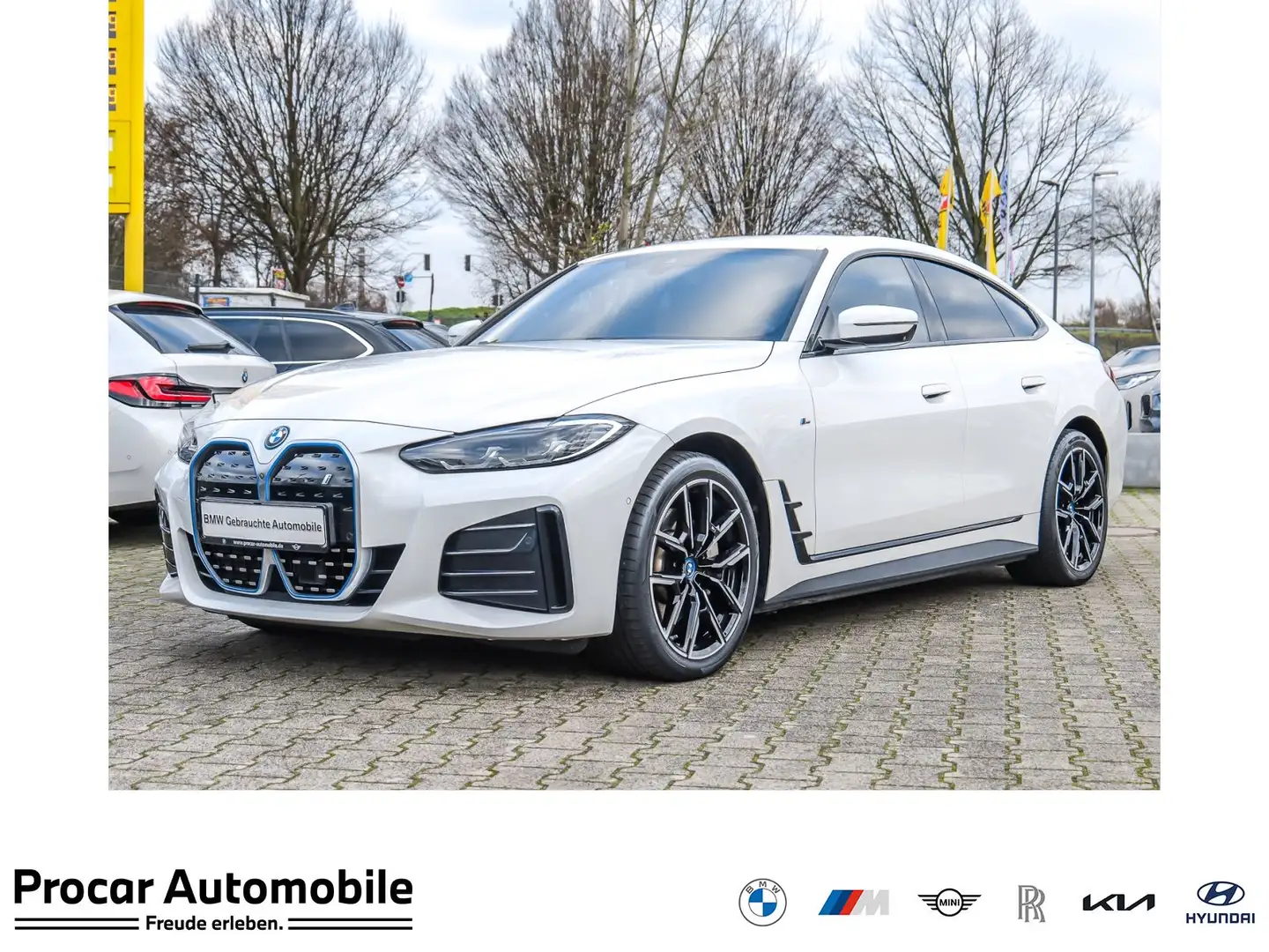 BMW i4 eDrive40 Gran Coupé M Sport LC Prof. AHK PA+ HiFi Weiß - 1