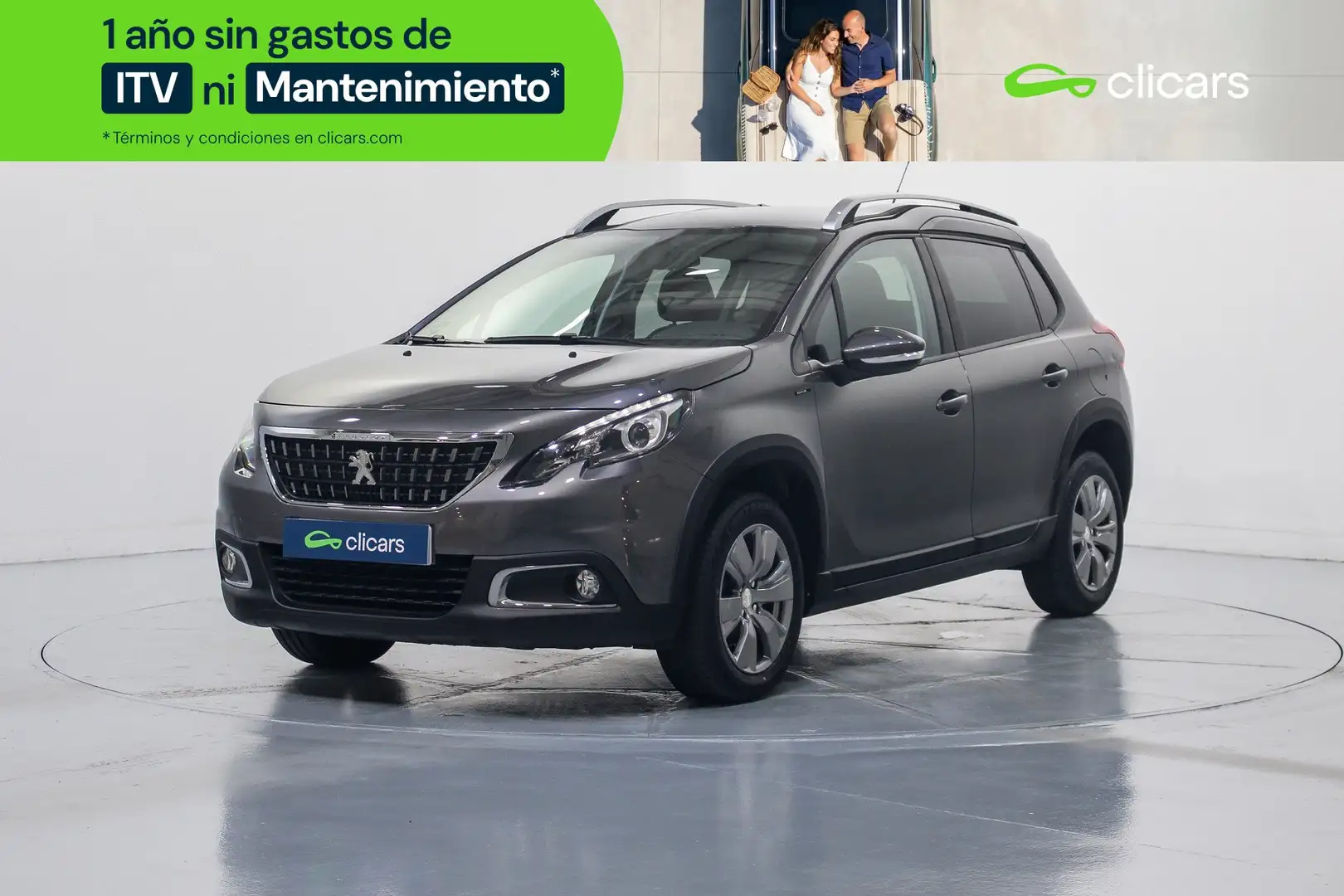 Peugeot 2008 1.5 BlueHDI S&S Signature 100 Gris - 1