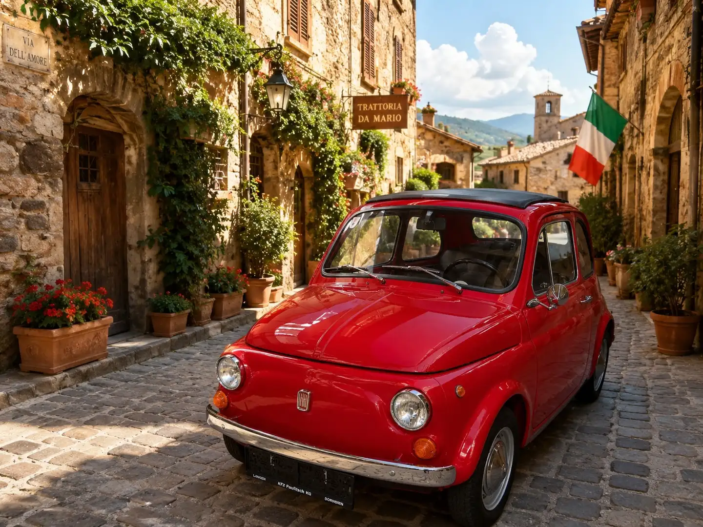 Fiat Sonstige 500 F Rot - 1