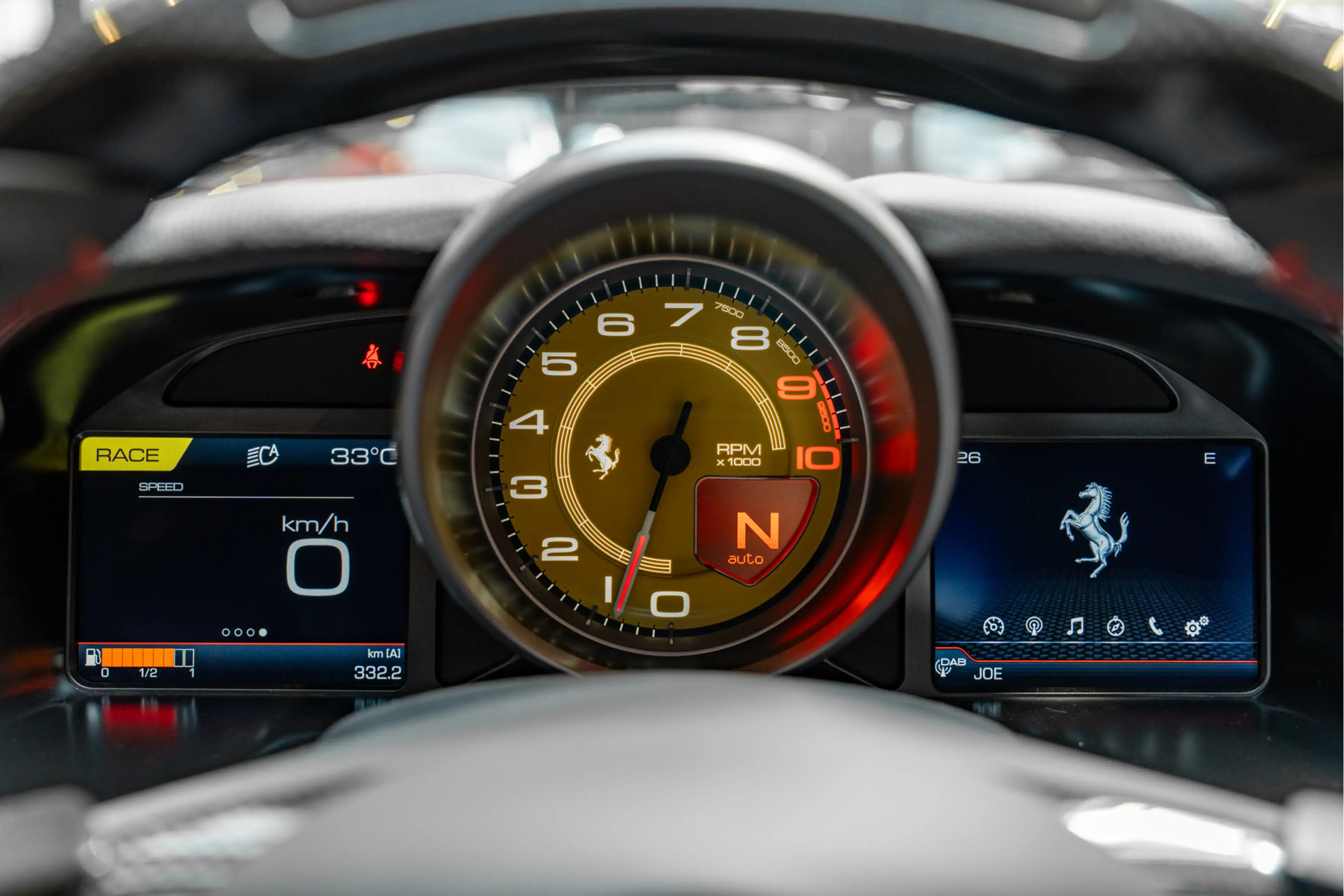 Ferrari 812 Superfast TDF Wheel Carbon JBL Passenger Display 6 — photo 36