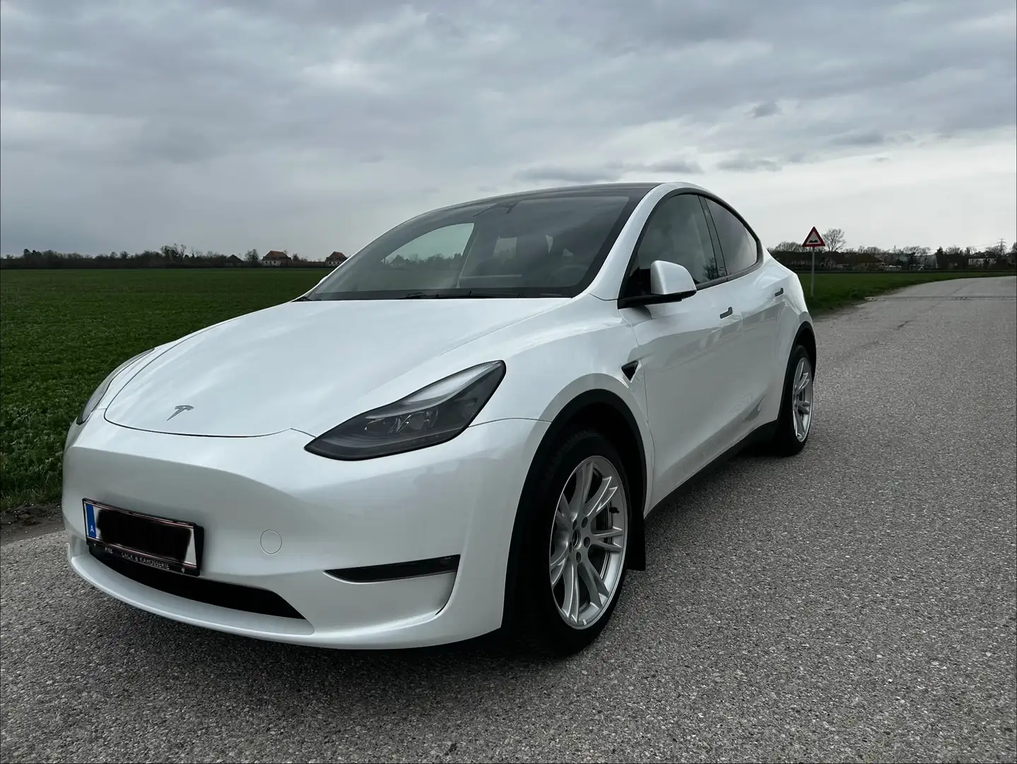 Tesla Model Y Model Y Long Range AWD 79kWh Weiß - 1