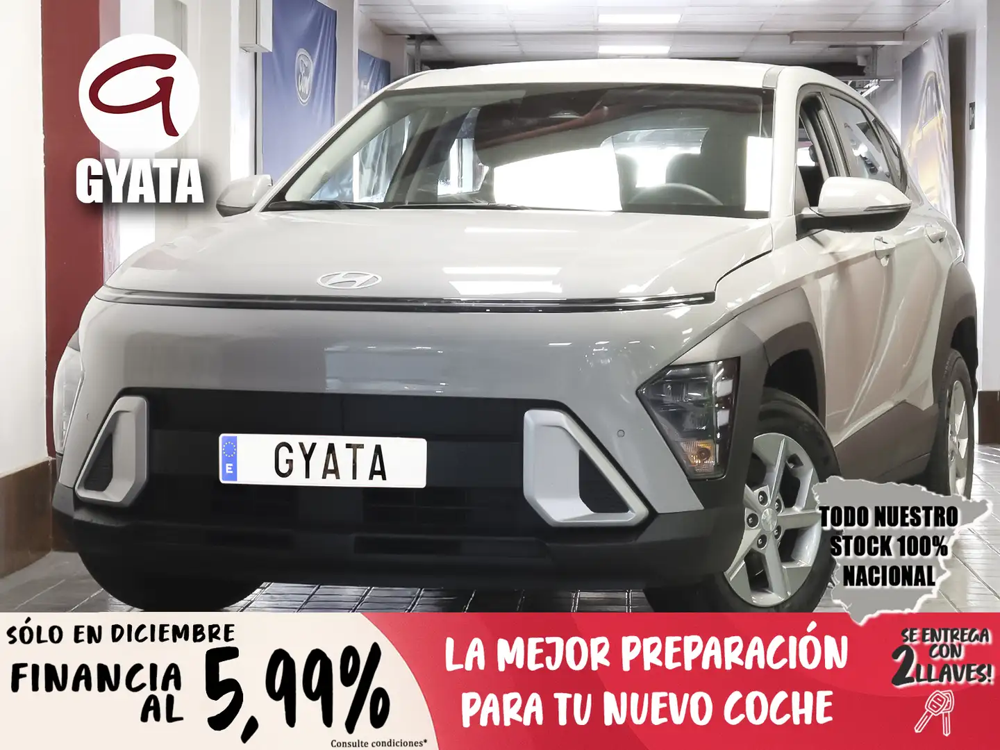 Hyundai KONA 1.0 TGDI Maxx 4x2 Gris - 1