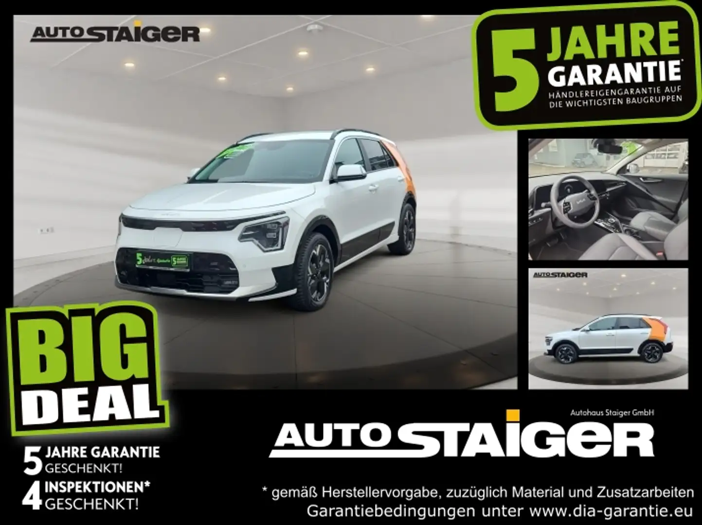 Kia Niro Inspiration Elektro*Allwetter*Sitzheizung Weiß - 1