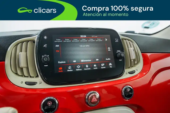 Fiat 500 1.2 Lounge 2019, foto 27