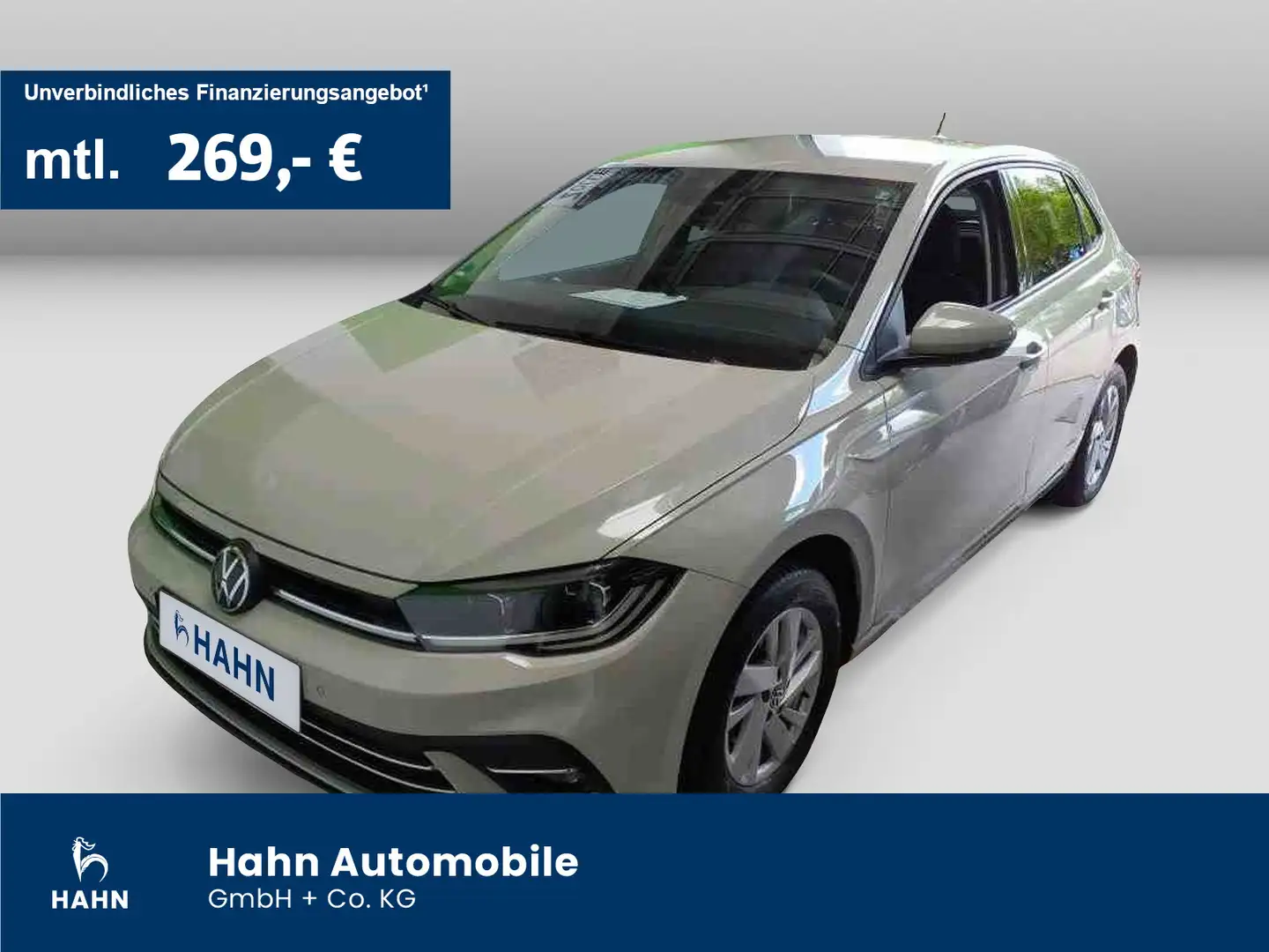 Volkswagen Polo 1.0TSI Style App-Conn Matrix Navi PDC Sitzh Gris - 1