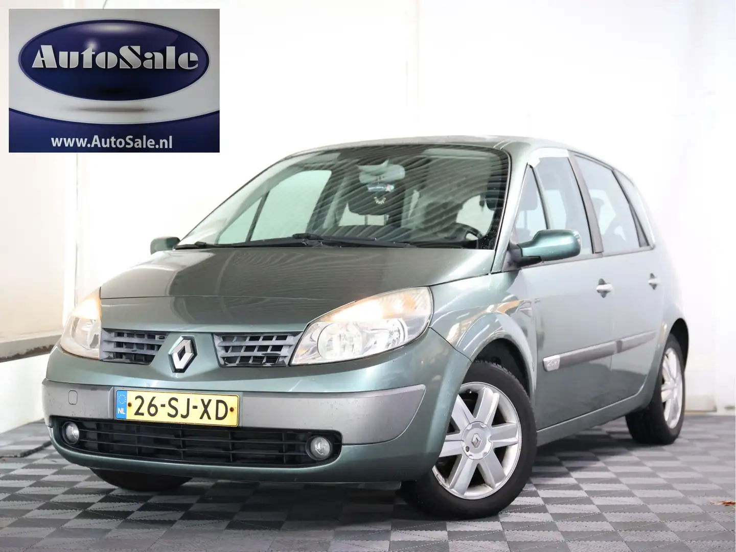 Renault Scenic 2.0-16V Privilège Luxe NAVI CRUISE TREKHAAK '06 Vert - 1