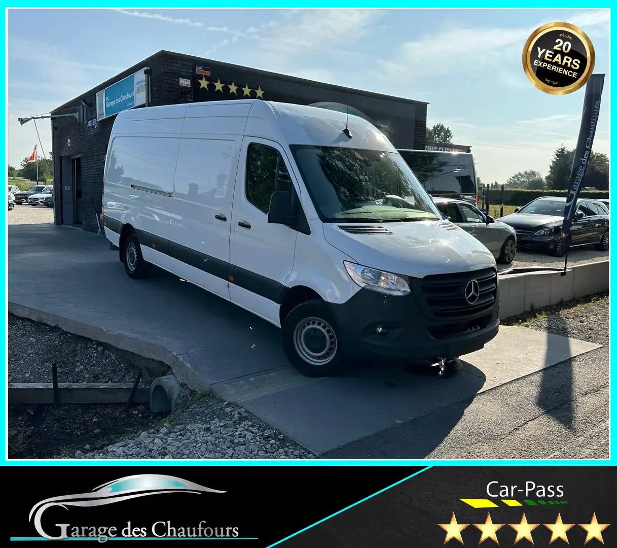 Mercedes-Benz Sprinter 317 CDI - ! L3H2 ! - 1er Propr. - Tva Recup. - E6d Wit - 1