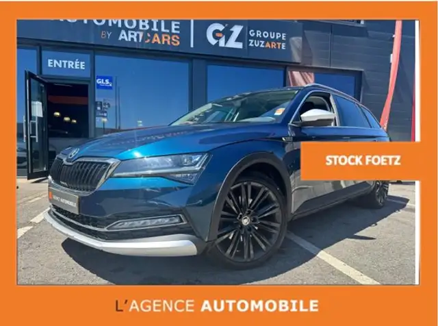 Skoda Superb 4x4 DSG Scout jusqu'à 48 mois de garantie
