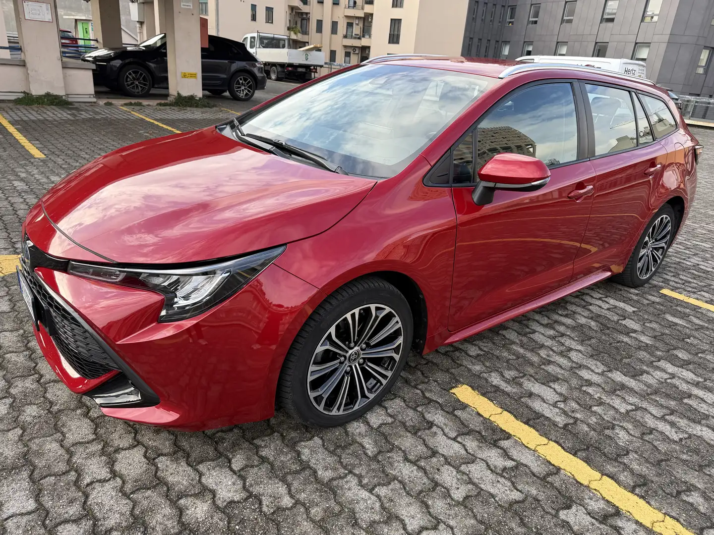 Toyota Corolla 2.0 TS Touring Sports SW Hybrid IBRIDA Business Rosso - 1