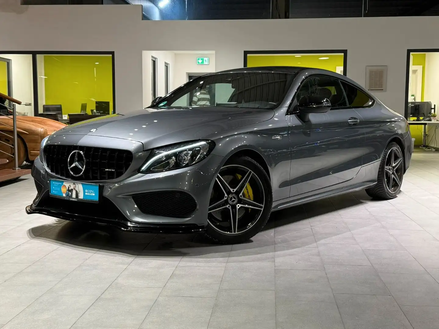 Mercedes-Benz C 300 C300 Coupe AMG-Line*Burmester*HUD*Keyless Grau - 1