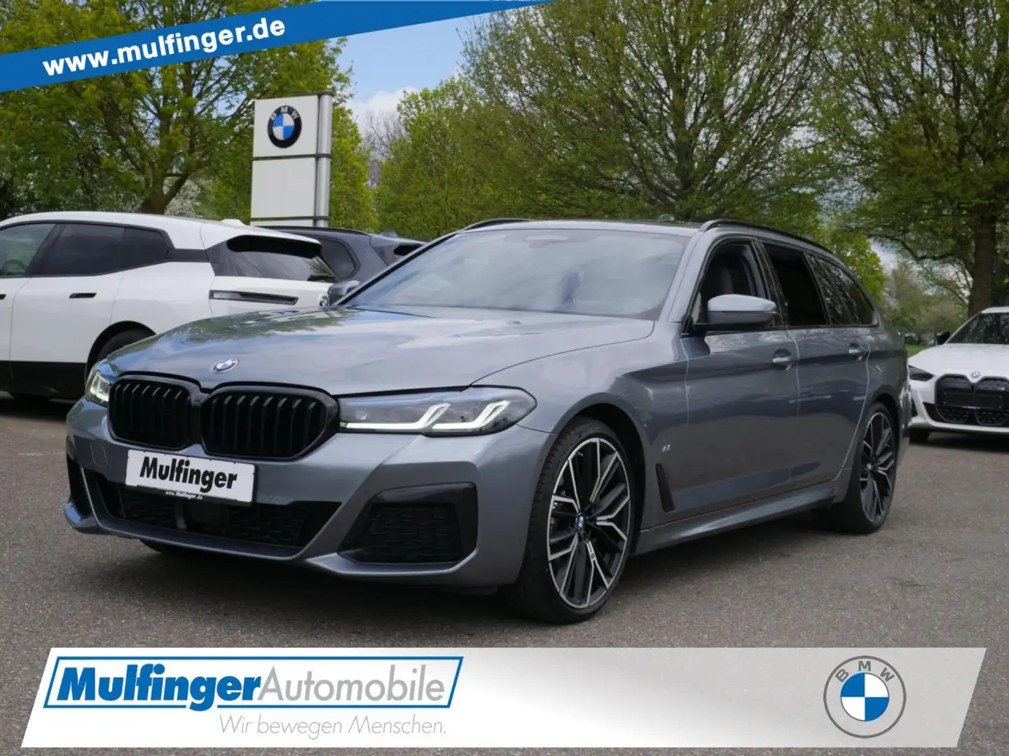 BMW 530 i T. xDr. M Sport KomfS+Bel.HUD.PanoD.Kamera Grau - 1