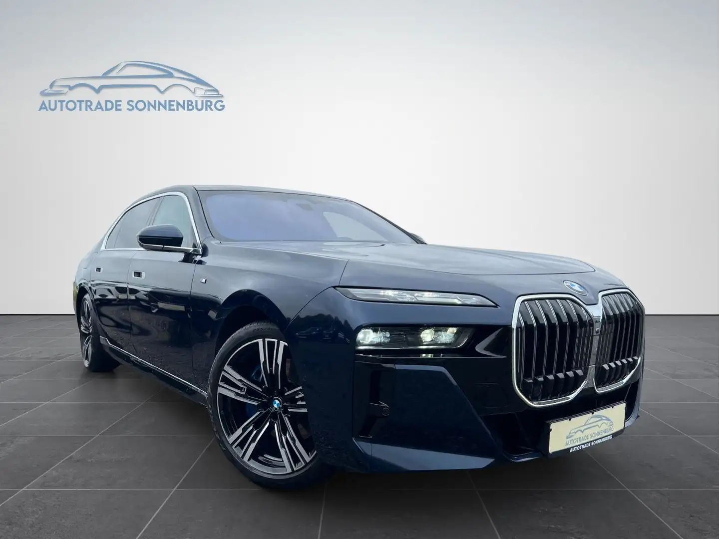 BMW 740 d xDrive M Sport/TELEVISION/HUD/AHK/B&W Bleu - 1