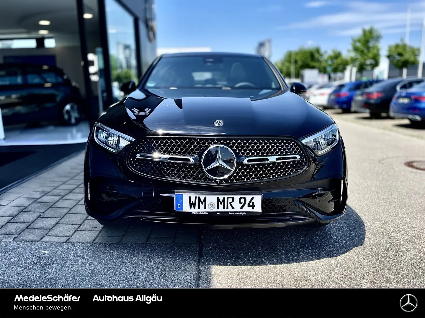 Mercedes-Benz GLC 300 GLC 300 d 4M Coupé AMG Night Burm 360° Pano AHK Schwarz - 2
