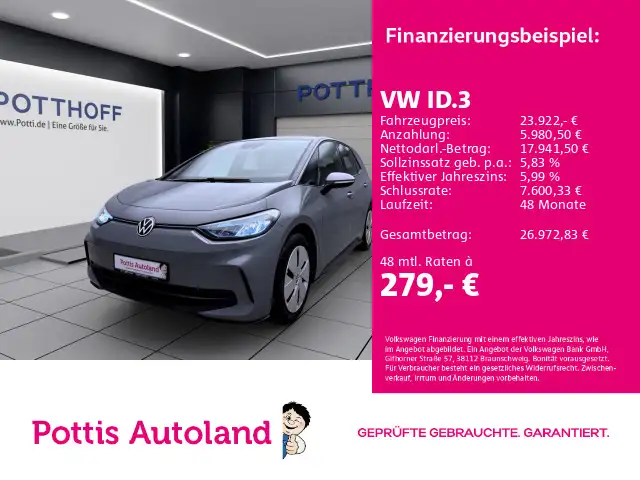 Volkswagen ID.3 PRO PDC LED KLIMA DAB+