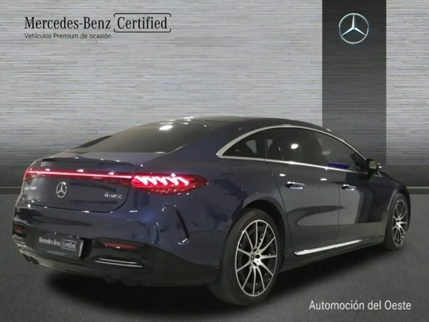 Mercedes-Benz EQS 580 4matic[0-802] Azul - 2