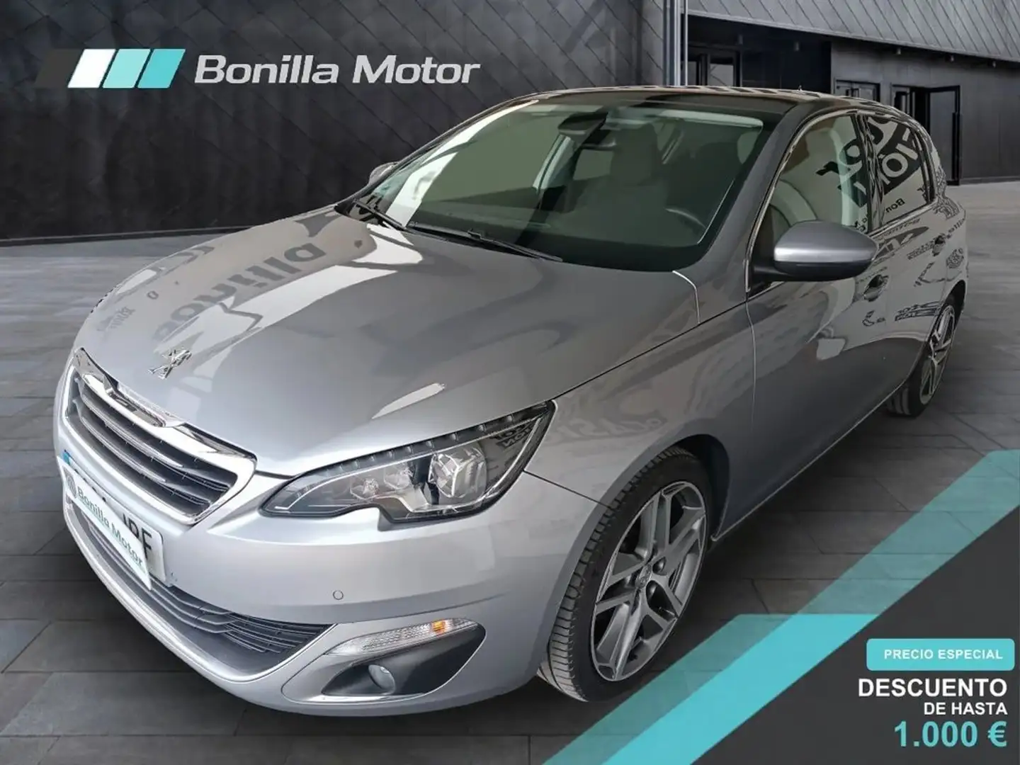 Peugeot 308 1.2 PureTech S&S Allure EAT6 130 Gris - 1
