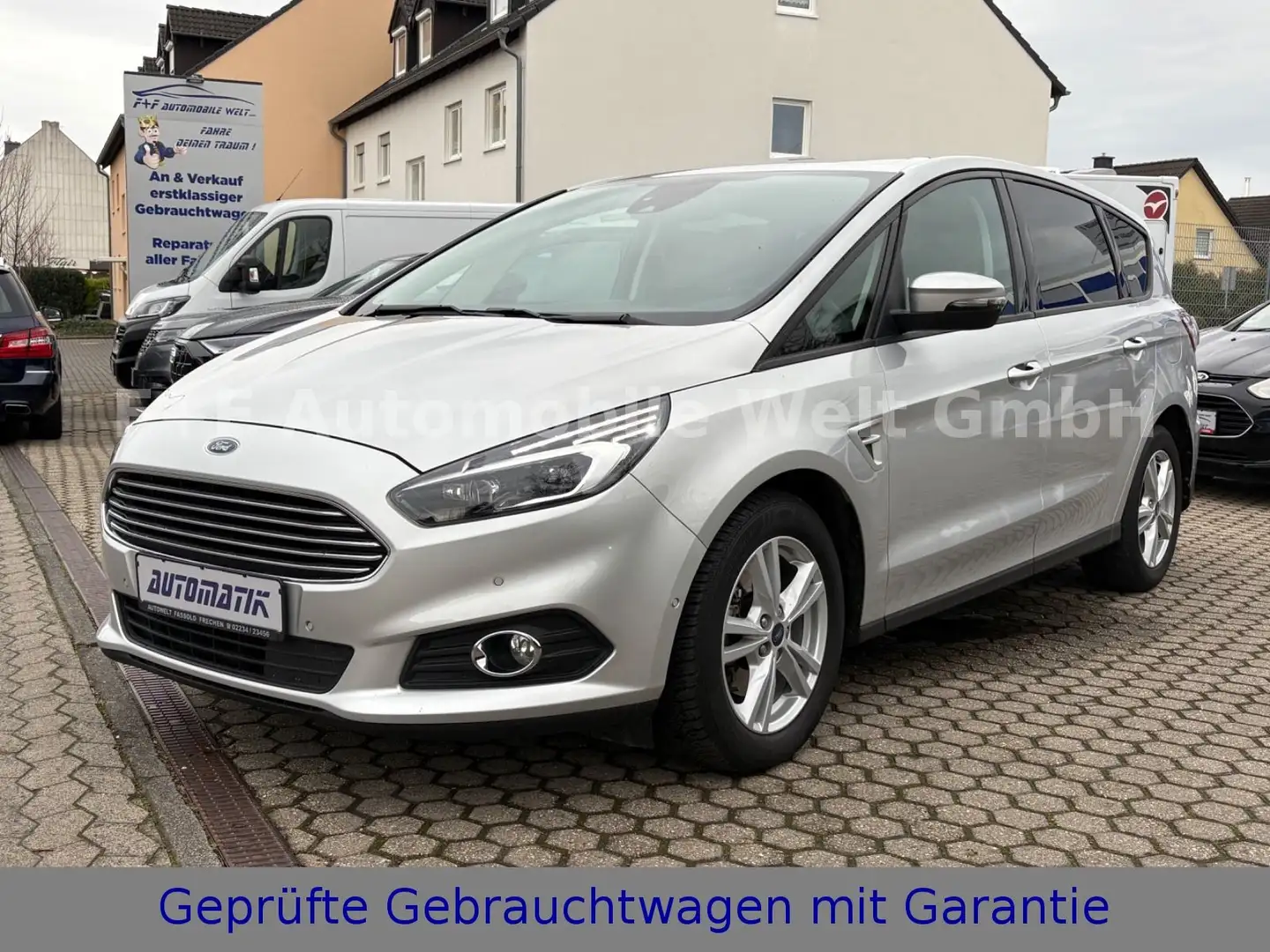 Ford S-Max S-MAX Business*SITZ-HZ*SCHEIBEN-HZ*SCHECKHEFTGE. Zilver - 1