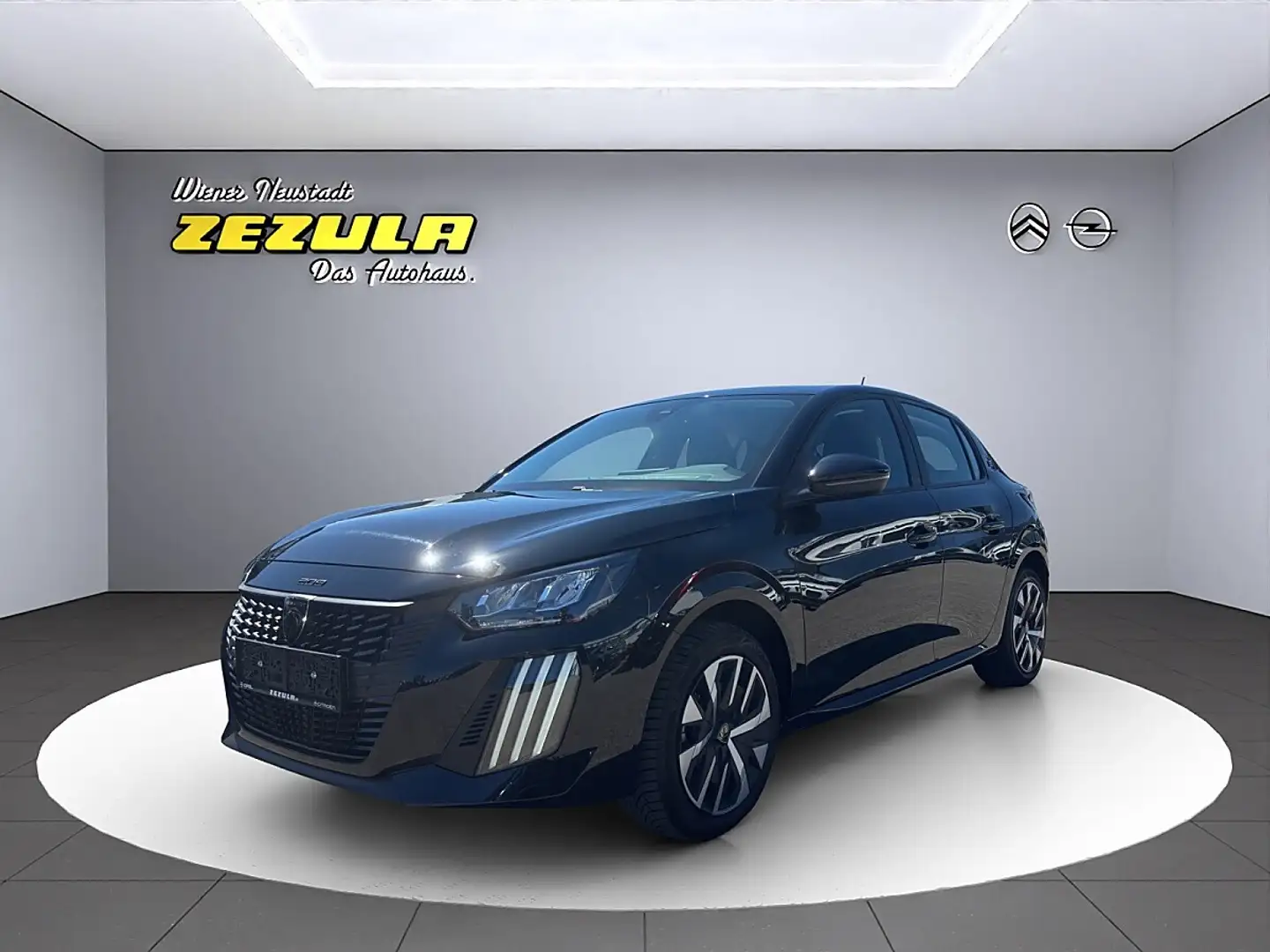 Peugeot 208 Schwarz - 1