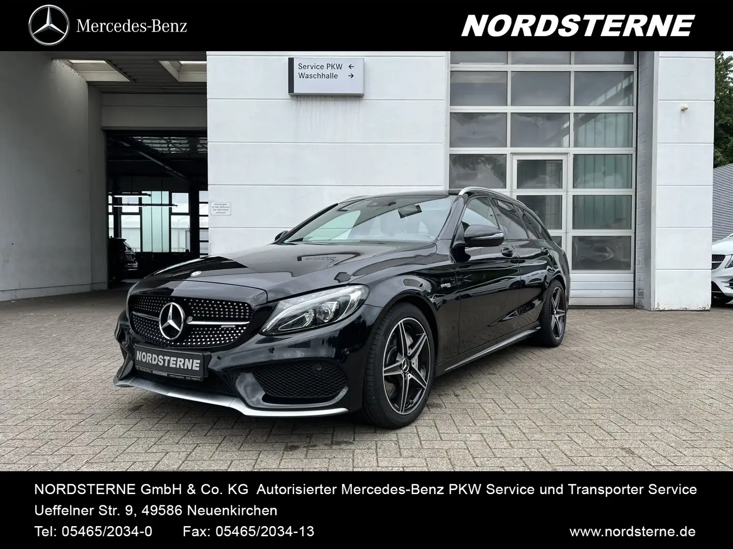 Mercedes-Benz C 43 AMG C 43 AMG 4MATIC T-Modell+PANORAMA+R.KAM+LED+SZHZ Schwarz - 1