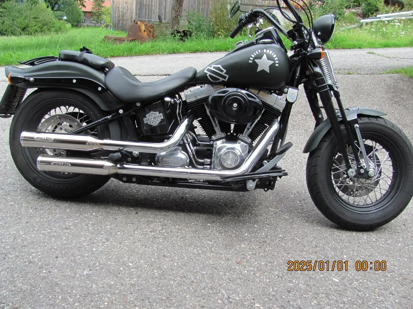 Harley-Davidson Softail zelena - 1