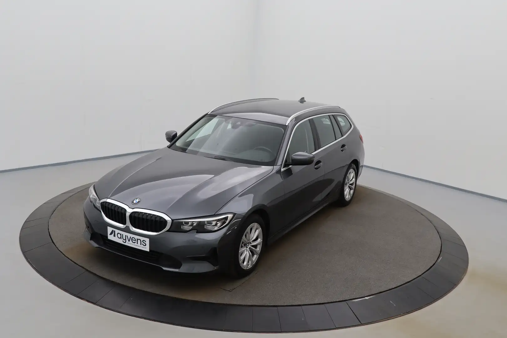 BMW 318 3 Touring 318d Business LEDER/CUIR LED GPS PDC CAM Gris - 1