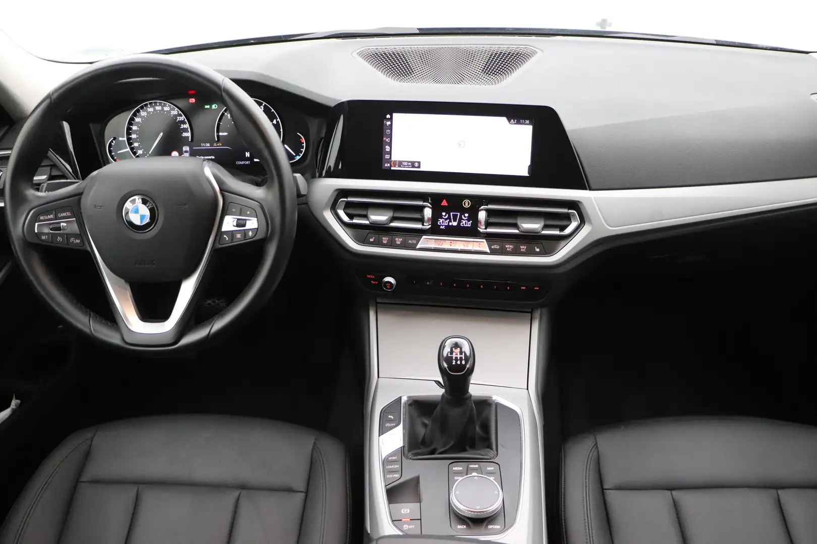 BMW 318 3 Touring 318d Business LEDER/CUIR LED GPS PDC CAM Grijs - 1