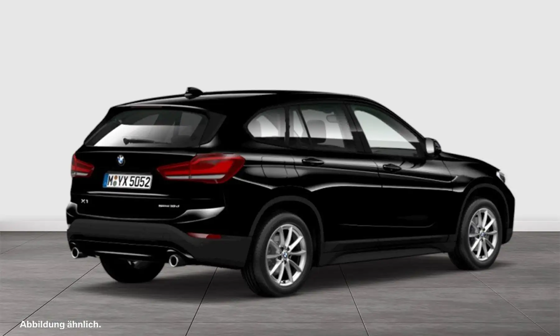 BMW X1 sDrive18d NAVI LED PDC V+H DAB Parkass. LM Schwarz - 2