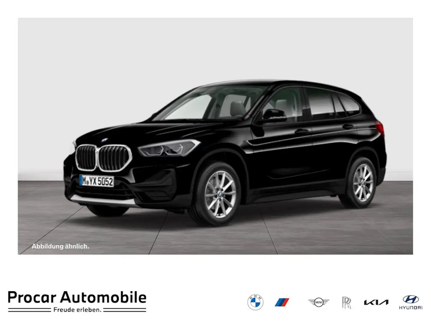 BMW X1 sDrive18d NAVI LED PDC V+H DAB Parkass. LM Schwarz - 1