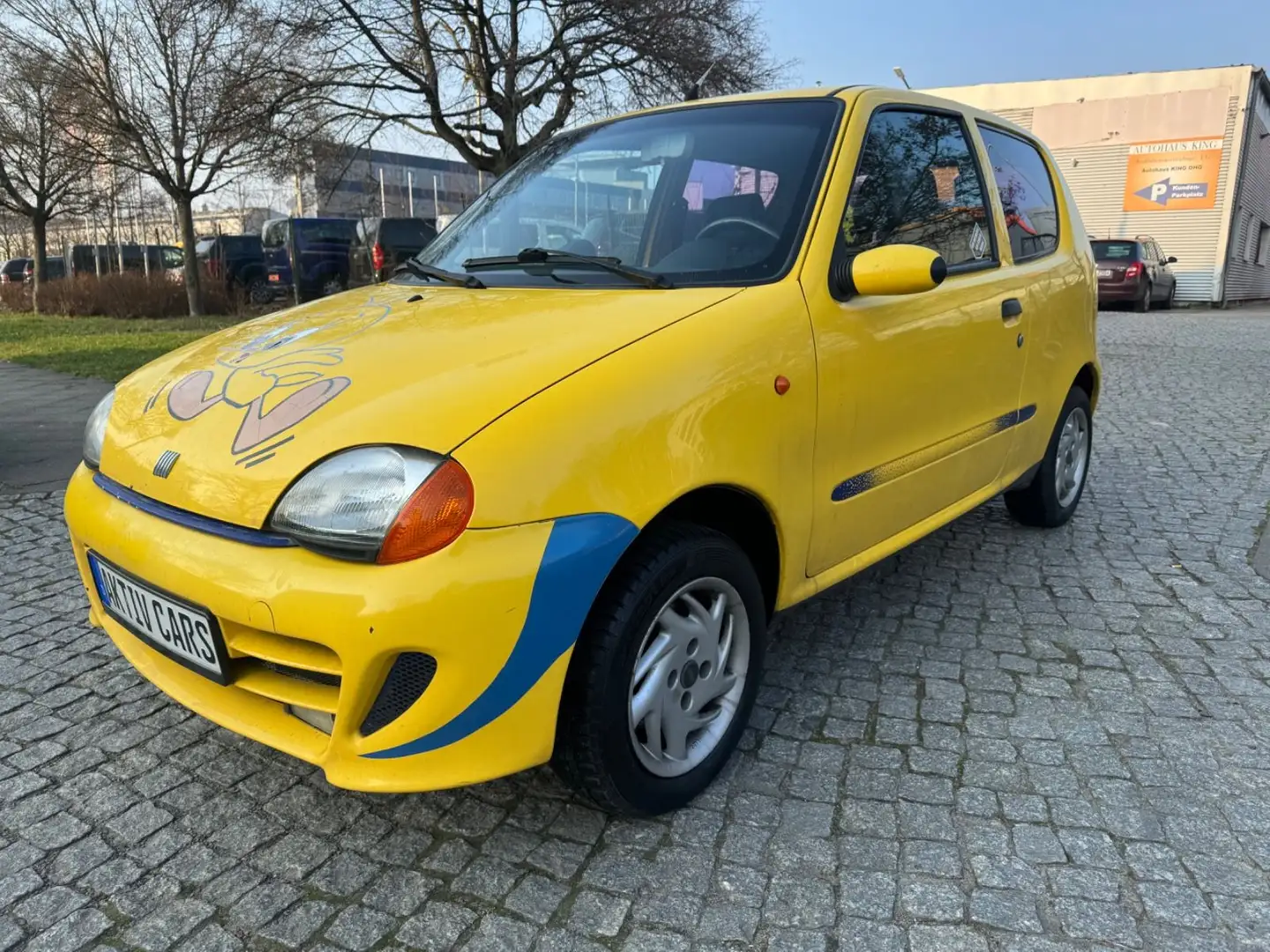 Fiat Seicento Basis Tüv Aug.2025 1.Hand Żółty - 2