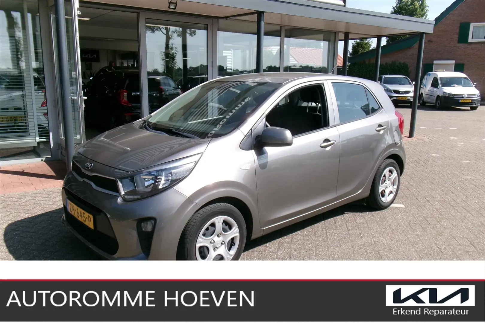 Kia Picanto 1.0 MPi ComfortLine Airco 5drs Org. Ned. Grijs - 1