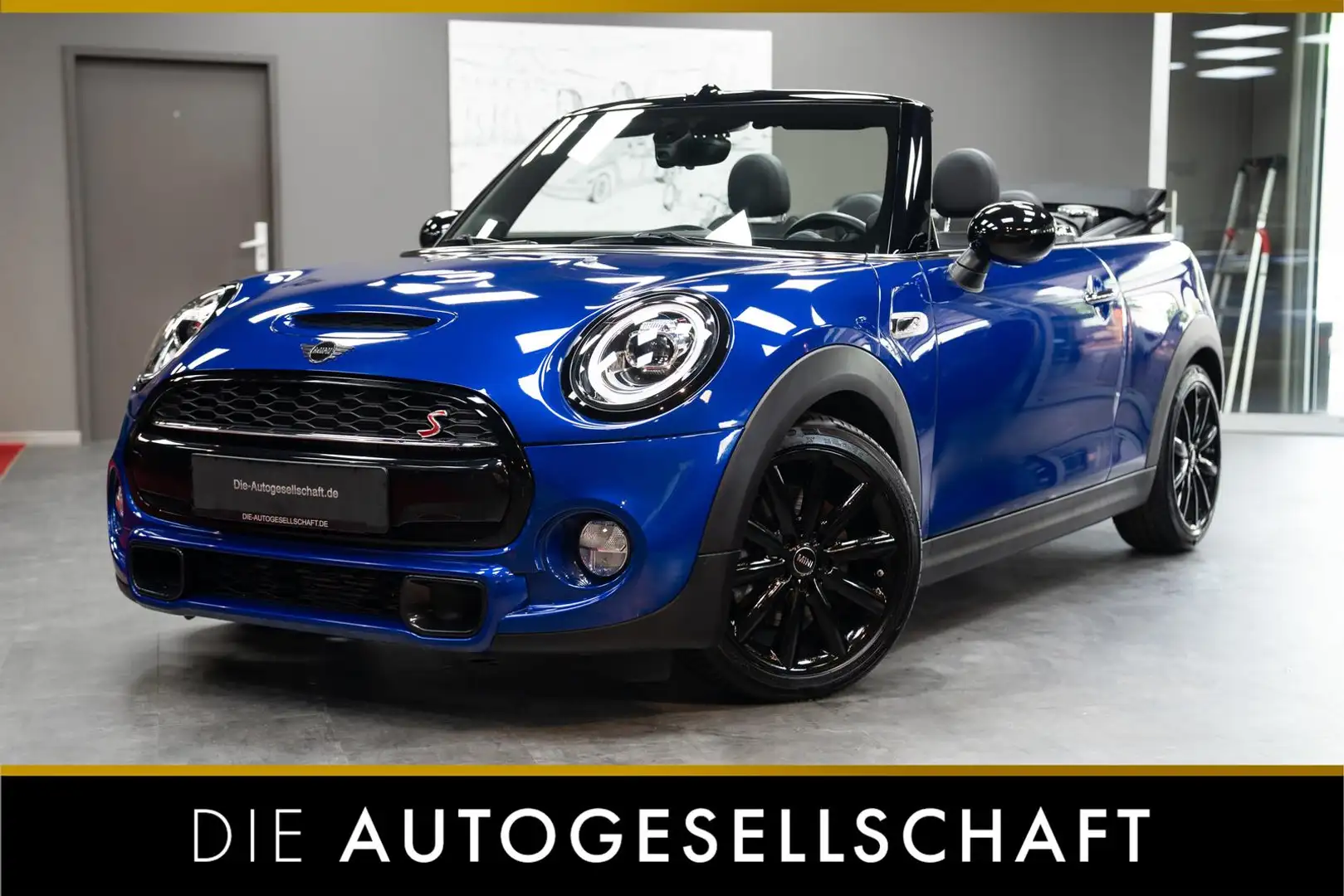 MINI Cooper S Cabrio *LED*NAVI*H&K*KAMERA*LEDER*2.HD* Bleu - 1