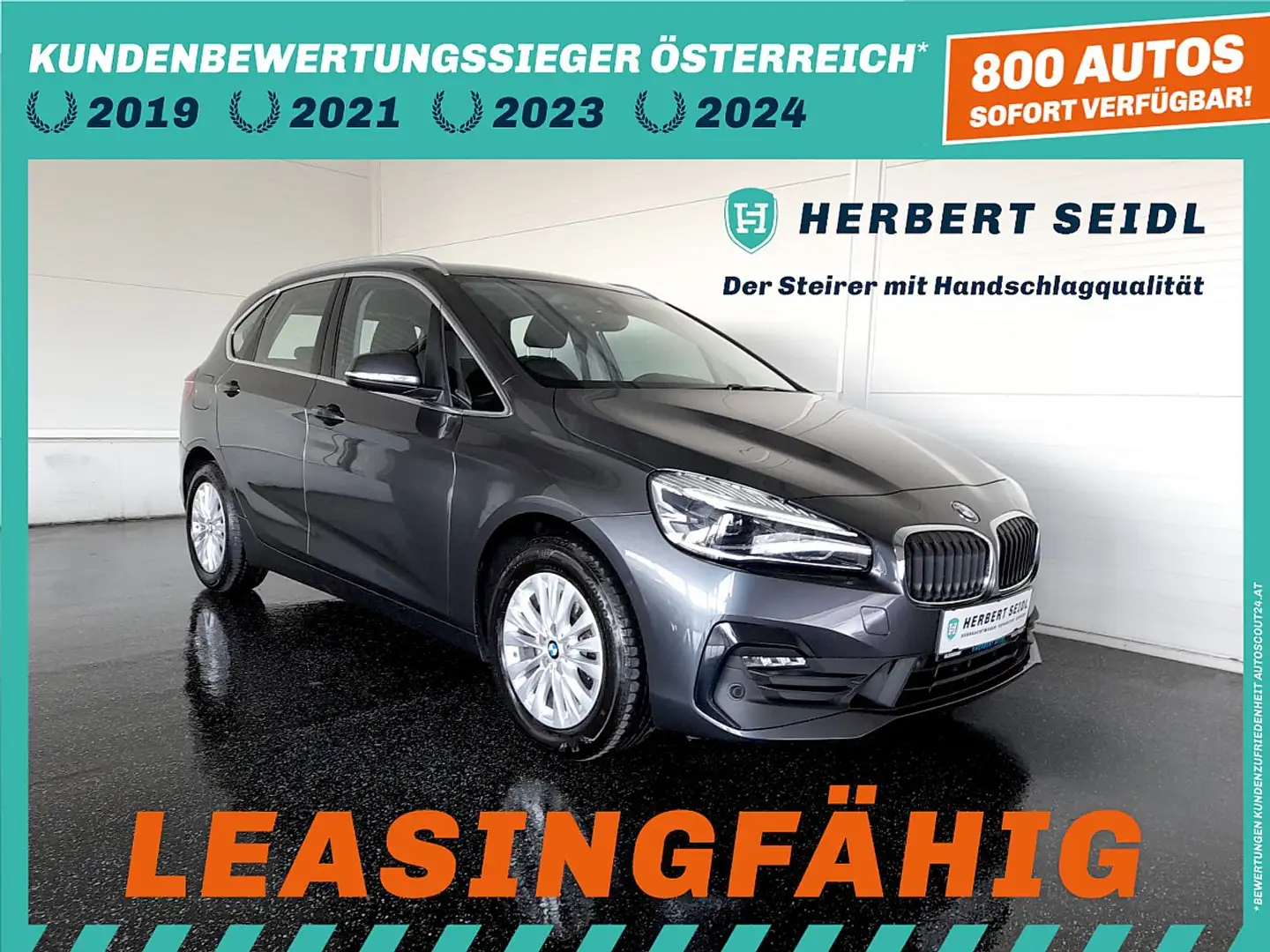 BMW 218 d Active Tourer *VOLL-LED / NAVI / TEMPOMAT / 2... Grijs - 1