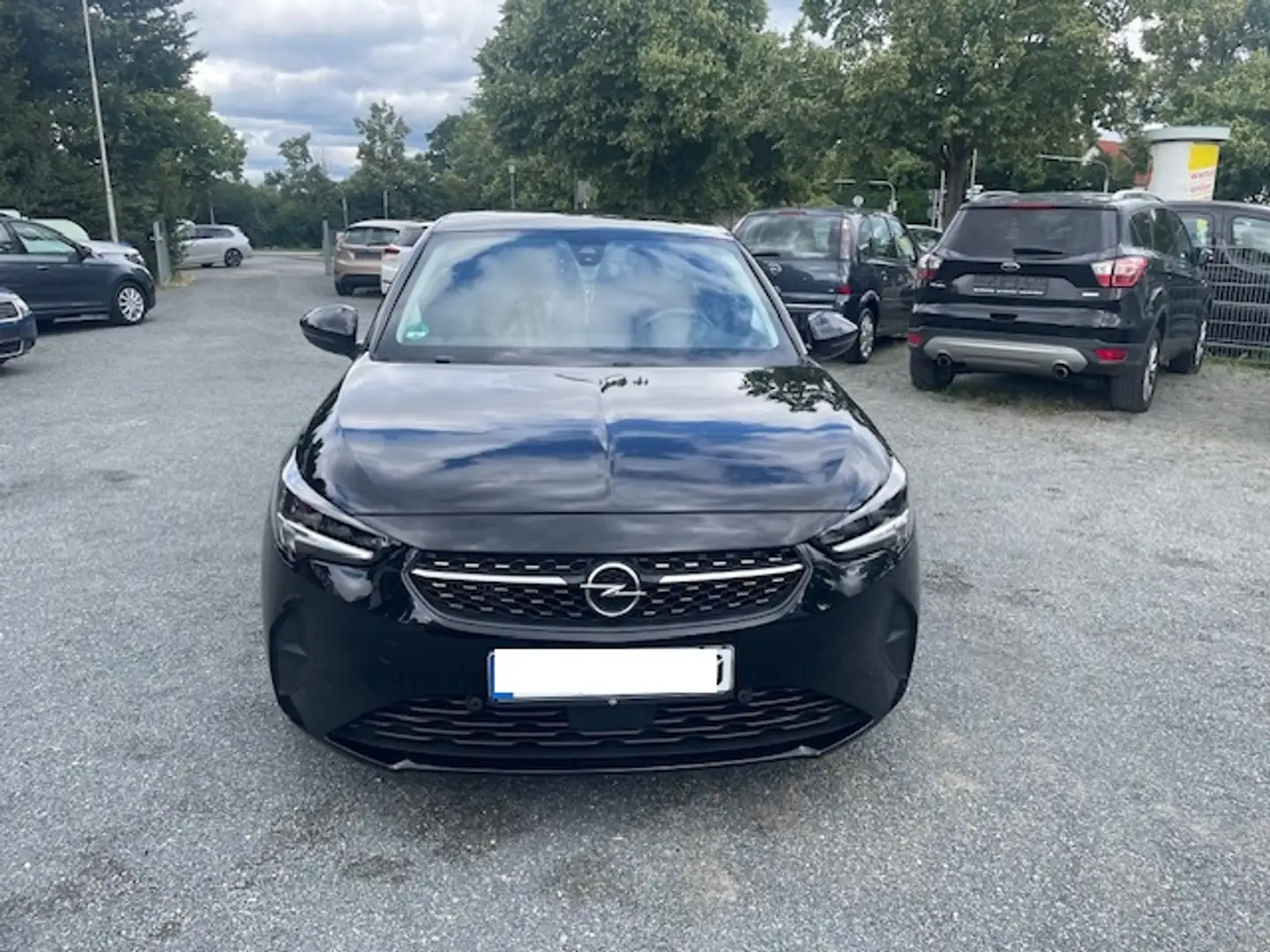 Opel Corsa F 1.2 Turbo Elegance Schwarz - 1